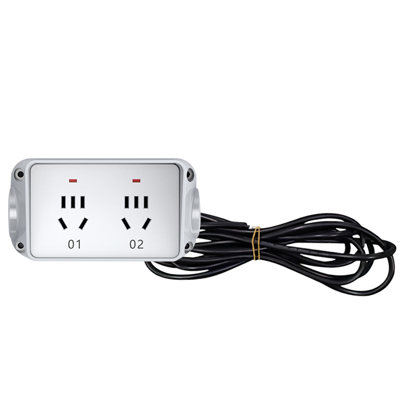 電瓶車充電樁（zhuāng）帶線雙路插座