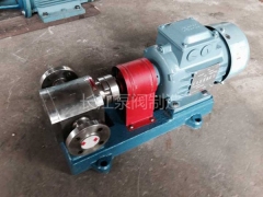 F係列全不（bú）鏽鋼防腐食品級齒輪（lún）泵供應 (4)